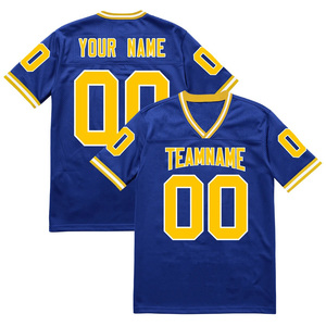 Camiseta de Fútbol Americano, Colores Personalizados, Impresión de Logotipo Personalizada, Transpirable, Talla Grande, Ligera, Alta Calidad, Equipo Personalizado - Product Image 4