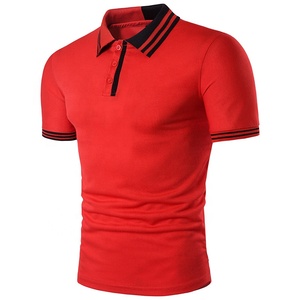 เสื้อโปโลผู้ชายแฟชั่นล่าสุดระบายอากาศได้เสื้อโปโลแขนสั้น - Product Image 5
