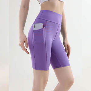Arrival Custom <b>Gym</b> Sport Fitness Workout Seamless Workout Fitness <b>Wear</b> Yoga Shorts <b>Sexy</b> Breathable Fitness Women Yoga Shorts - Product Image 3