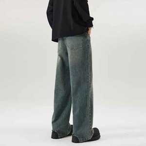 Jeans Unisex Casuales de Calle, Ecológicos, de Algodón Estampado, Personalizados, Lavados, Rectos, Holgados, al por Mayor, Moda - Product Image 2