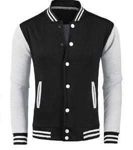 แจ็กเก็ตเบสบอลแฟชั่นลำลองสำหรับผู้ชาย, แจ็คเก็ตผ้าฝ้ายโพลีเอสเตอร์สำหรับใส่ได้ทั้งชายและหญิง - Product Image 1