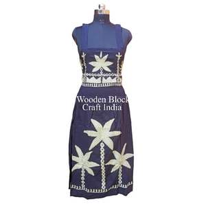 ผ้าซูซานีปักมือ งานแฮนด์เมดสำหรับผู้หญิงและเด็กผู้หญิง สไตล์วินเทจ โบโฮ ลายดอกไม้ ความยาวระดับชา ทรงเอไลน์ เป็นมิตรกับสิ่งแวดล้อม ผ้าฝ้าย 100% ซักได้ สวยสง่า - Product Image 2