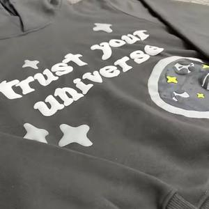 Ropa Urbana con Capucha de Invierno con Logotipo Personalizado, Traje Deportivo Acampanado con Lavado Ácido, Bordado Desgastado, Parche de Chenilla - Product Image 4