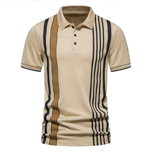 Polo pour homme en coton 100% de haute qualité, couleurs et impressions personnalisées, broderie, logo OEM, uni, blanc, polo - Product Image 1