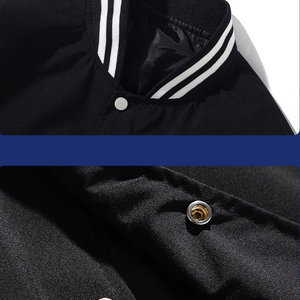 Veste d'uniforme de baseball unisexe Sportswear Printemps Automne Flight Outwear Striped Print Anti-UV Quick Dry Breathable - Product Image 5