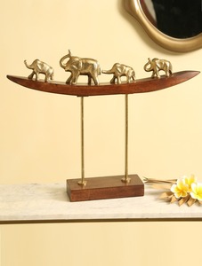 Sculpture de cheval en laiton de luxe pour table console, salle d'étude, étagère d'angle, pièce d'art décorative moderne pour intérieurs élégants - Product Image 4