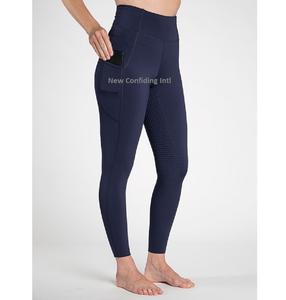 Atuendo de equitación de alta calidad Mallas de caballo superiores Pantalones de montar de moda Medias de equitación personalizadas con bolsillos para teléfono - Product Image 2