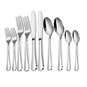 Ensemble de 5 pièces en acier inoxydable fabriqué à la main, en acier miroir de qualité supérieure, fourchette, couteau, cuillère, ensembles de couverts, conception personnalisée - Product Image 3