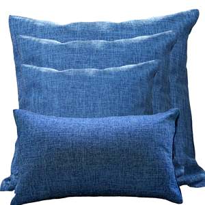 Juego de 4 Fundas de Almohada Decorativas Coordinadas y Esponjosas con Relleno, 4 Tamaños Combinados con Patrones Variados - Product Image 1