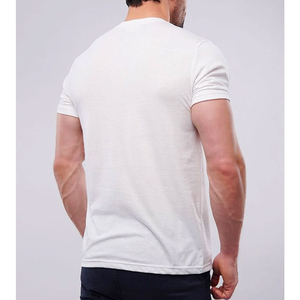 Microfibra personalizada de peso pesado con estampado de pantalla 100% algodón para hombre, camiseta recortada de gran tamaño, Camiseta ajustada con hombros caídos, ropa de calle - Product Image 3