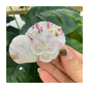 Pinza para el Cabello con Conchas Marinas, Producción en Vietnam, Hermosa Pinza para el Cabello con Estilo Natural Oceánico, Accesorio para el Cabello para Exportación Mundial - Product Image 3