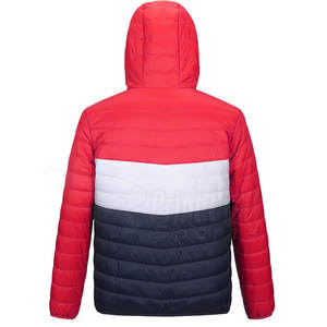 Abrigo de invierno impermeable para hombre, chaqueta acolchada de poliéster con capucha y logotipo personalizado, venta al por mayor - Product Image 2