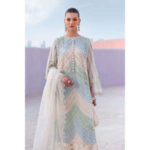 Maria.B. Colección Eid de Lujo 2026-D-2612-A TC-1542 Salwar Kameez de Algodón Pakistaní, Vestido Indio Shalwar Kameez - Product Image 3