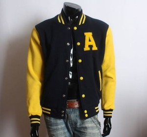 OEM Custom High Quality Chenille Embroidery Patch Letterman Jacket Varsity Jacket Vintage <b>Applique</b> Baseball Jackets for Men - Product Image 5