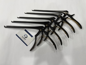 Centramed Manual ENT Surgical Kerrison Rongeur 45 Degree 20cm Shaft 1mm-5mm <b>Bite</b> Set of 5pcs Different Working Sizes - Product Image 4