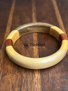 Brazaletes de madera ligeros para mujer Joyería clásica hecha a mano al por mayor por Tradebyd - Product Image 4