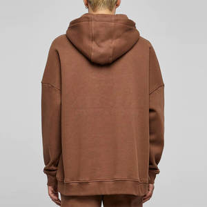 Sudaderas Extra Grandes Personalizadas 2025 Ropa Casual de Hip Hop Urbana 100% Algodón Sólido de Invierno - Product Image 3