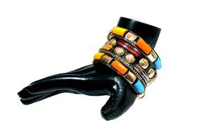 Designer Handmade Copper Bangles <b>Set</b> with Diamond Direct Factory Sale Fashion Jewelry & Accessories - Product Image 3