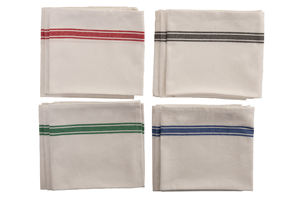 Paños de limpieza de cocina de algodón 100% con patrón de rayas cuadradas tejidas, toallas de cocina para uso doméstico - Product Image 5