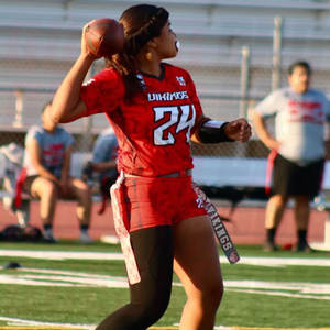 ชุดฟุตบอลธงแบบกำหนดเอง 7v7 สำหรับเด็กผู้หญิง ชุดกีฬา พิมพ์ลายแบบระเหิด ชุดฟุตบอลธงสำหรับผู้ใหญ่และเยาวชน ชุดฟุตบอลธงสำหรับเด็กผู้หญิงแบบพิมพ์ลายแบบระเหิด - Product Image 5