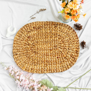 Set de table rond en jacinthe d'eau naturelle, écologique, de haute qualité, fabriqué au Vietnam - Product Image 4