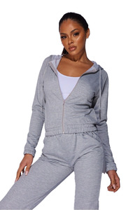 Survêtement pour femmes sur mesure de haute qualité avec logo et impression personnalisés, idéal pour la salle de sport, l'entraînement et le jogging - Product Image 3