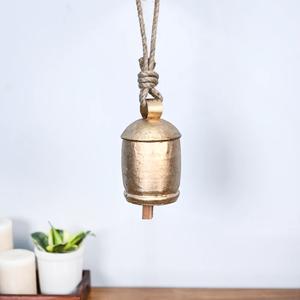 ระฆังโลหะงานทำมือดีไซน์ใหม่พร้อมสีทองแนวชนบทใช้สำหรับแขวนตกแต่งบ้านเครื่องประดับทางศาสนา - Product Image 2