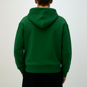 Vente en gros – Nouveaux sweats à capuche zippés pour hommes, 100 % coton, 500 g/m², couleur unie, coupe droite, extensibles, respirants et confortables pour l'automne - Product Image 2