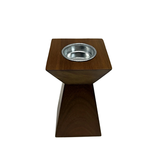 Wholesale Tabletop Wooden Candlestick Holders <b>Pillar</b> <b>Candle</b> Stand for Party & Christmas Decor Christmas Gifts - Product Image 1