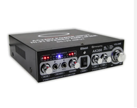 Mesin Stereo Digital USB 2 Kanal Profesional, Mixer Daya Panjang, Sistem Suara Karaoke, Set Amplifier untuk Rumah