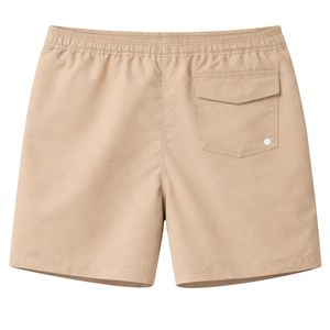 Shorts de bain décontractés pour hommes, séchage rapide, design léger avec taille élastique et cordon de serrage, idéal pour la plage, la piscine et les vacances - Product Image 2