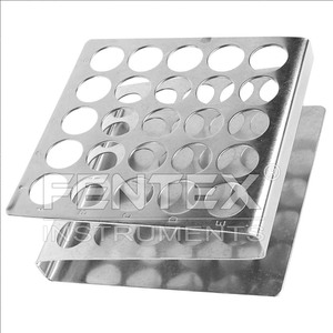 ชั้นวางสแตนเลส25/50รูสำหรับวางหลอดทดลองสำหรับใช้งานในห้องปฏิบัติการทางการแพทย์ขาตั้งสำหรับการจัดเก็บแบบรูต่างๆ - Product Image 3