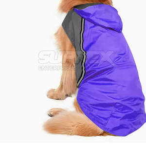 Impermeable para Perros de Algodón de Alta Calidad, Moderno, con Capucha, Ligero, Reflectante, Chaqueta para Lluvia - Product Image 5
