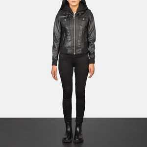 Chaquetas de piel sintética con cremallera para mujer, ropa de calle para fiesta, bomber para mujer, prendas de vestir para motocicleta, chaquetas de cuero, producto de fábrica al por mayor - Product Image 2