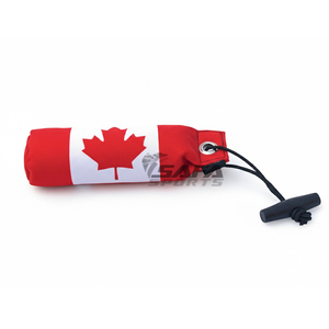 Canada Flag Customizable Dog <b>Dummy</b> with Paw Print Sustainable Outdoor Gundog Training Canvas <b>Dummies</b> Pet Training Supplies - Product Image 1