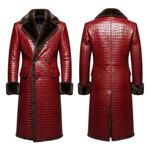 Abrigo Largo de Piel de Oveja Blanca para Hombre, de Alta Calidad, Impermeable, Sin Mangas, Ecológico - Product Image 6