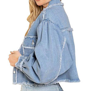 Veste en jean denim élégante pour hommes veste en jean chaude d'hiver avec personnalisation en quantité en vrac veste en jean d'hiver 2026 - Product Image 3