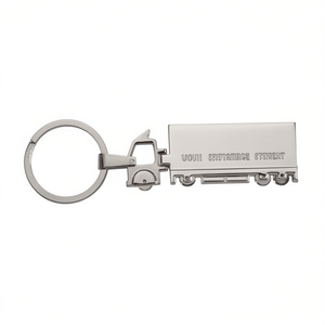 Porte-clés en métal personnalisé pour camions, gadgets promotionnels pour voitures et camions, mousqueton pour activités de plein air - Product Image 3