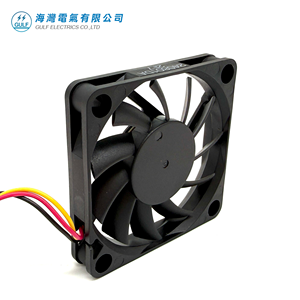 Ventilateur axial GULF 60x60x10mm 12V DC avec deux roulements à billes, ventilateur de refroidissement OEM - Product Image 3