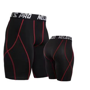 Pantalones cortos de compresión con logotipo personalizado de alta calidad, pantalones cortos atléticos para entrenamiento de gimnasio, pantalones cortos de levantamiento de pesas para hombres, pantalones cortos transpirables para gimnasio - Product Image 5