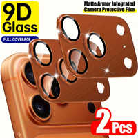 Protection d'objectif mate antireflet en alliage d'aluminium ultra-mince (lot de 2) pour iPhone 17 Pro HD