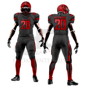 คุณภาพระดับพรีเมียมที่กําหนดเองชุดอเมริกันฟุตบอลร้อนขายอเมริกันฟุตบอลสวมใส่ชุด - Product Image 4