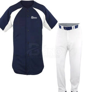 Uniforme de béisbol cómodo y transpirable Uniformes de béisbol profesionales sin mangas disponibles para hombres - Product Image 1