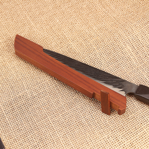 Vente en gros de commandes en gros personnalisées, service OEM ODM, manche en bois professionnel avec gaine, couverture de couteau de cuisine, couteau de chef de cuisine - Product Image 4