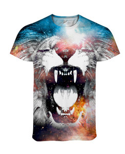 เสื้อยืดคอตตอนพรีเมียมสำหรับผู้ชาย ขายส่ง รับสกรีนโลโก้ตามแบบ OEM - Product Image 2
