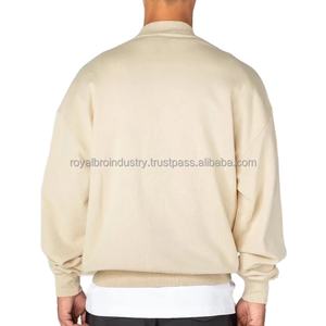 Custom Crewneck Cartoon Casual Autumn Fleece 3D Print Embroidered Logo Men's Cotton Pullover Sweatshirt Oversized <b>Streetwear</b> - Product Image 5