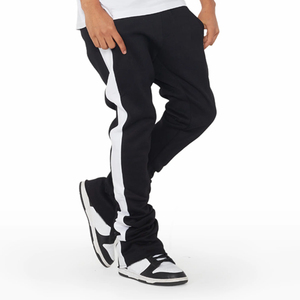 Custom Men's Casual Flared Sweatpants Washed Street Wear with DTG Printed Outdoor Pant <b>Fleece</b> <b>Trousers</b> - Product Image 5