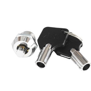 ล็อกลูกสูบแบบกดโลหะผสมสังกะสีความปลอดภัยสูงพร้อมกุญแจ3ดอกสำหรับกล่องโฆษณาไม้ - Product Image 1