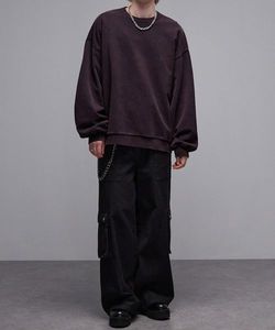 Sweat-shirt à col rond avec logo personnalisable, homme femme, taille universelle, coupe ample, style décontracté long, motif brodé, unisexe - Product Image 4