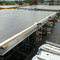 Système de coffrage pour dalles, matériaux réglables et réutilisables, construction conviviale
